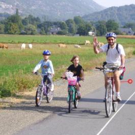 piste cyclable accessible directement du camping