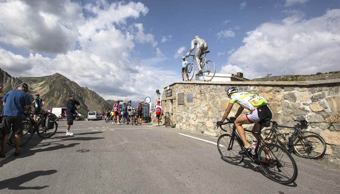 Radfahren Tourmalet Pass