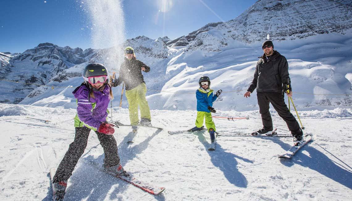 Familie Ski Hautacam Gavarnie Gèdre