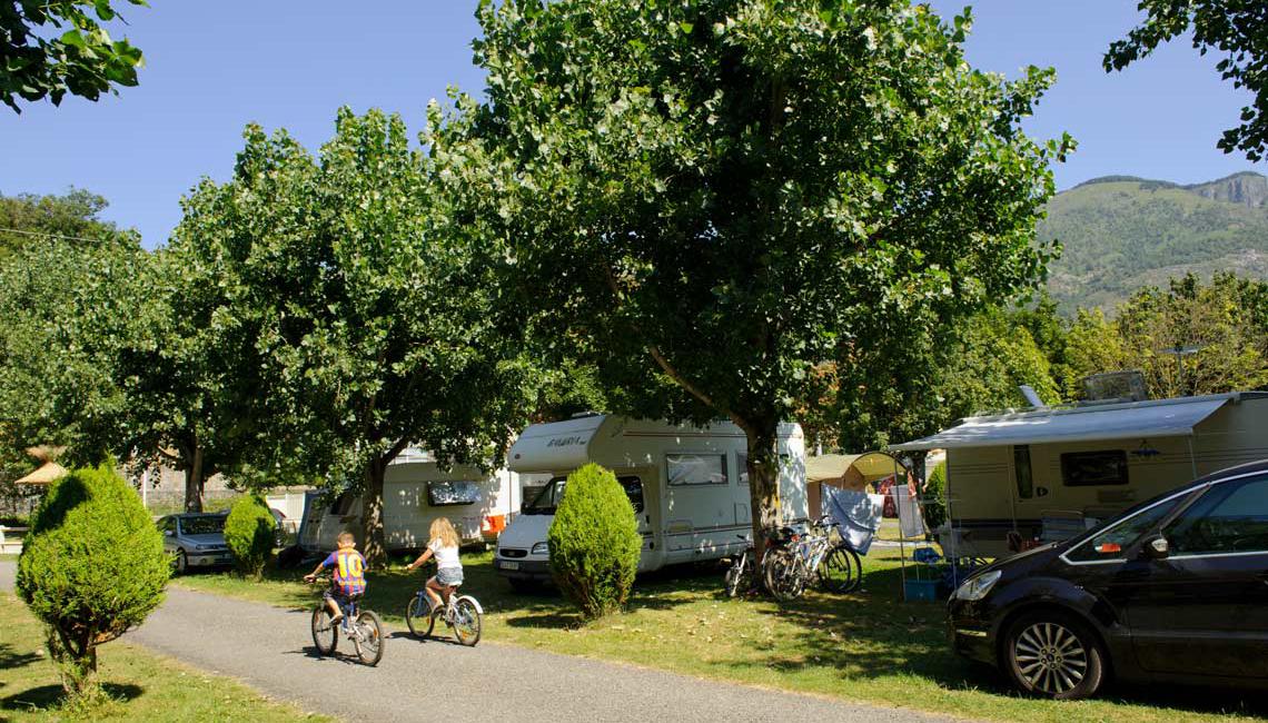 Tent and caravan pitches