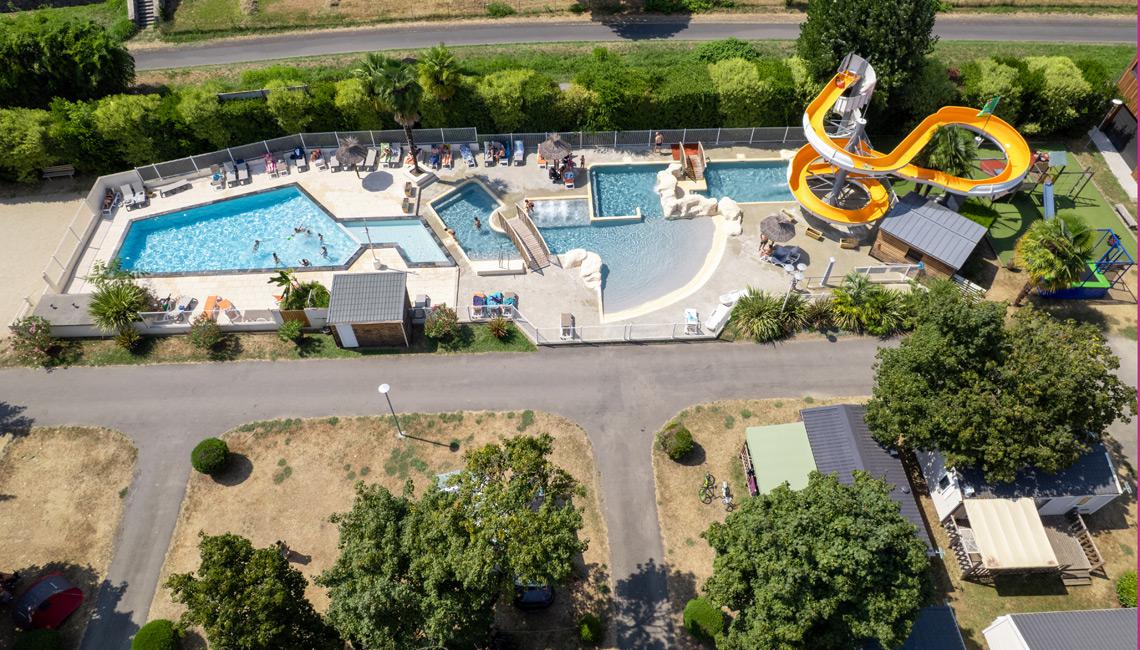 Parc aquatique chauffé hors-saison