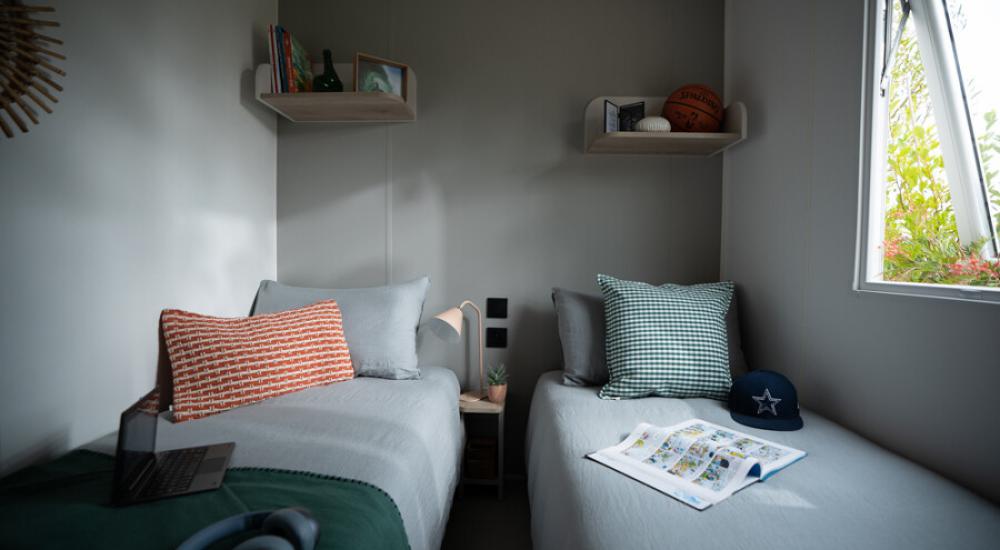 2 chambres polyvalentes, parfaites pour les adultes comme pour les enfants