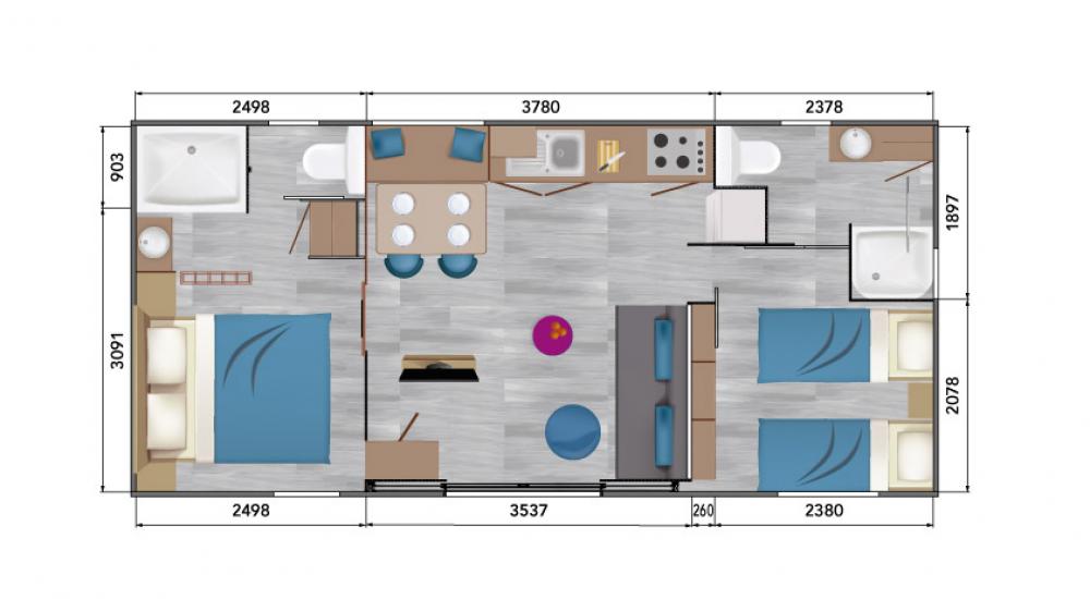 Plan de casa móvil