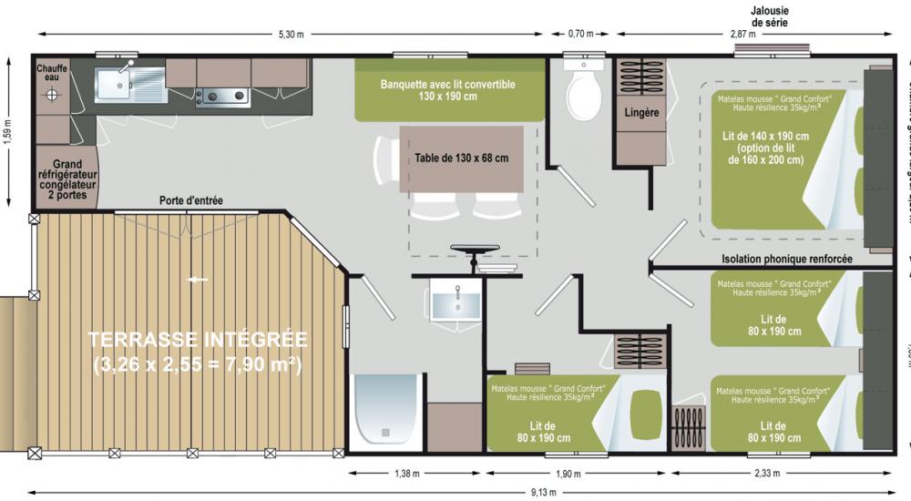 Plan Soléo 3 Luxus-Komfortmobil