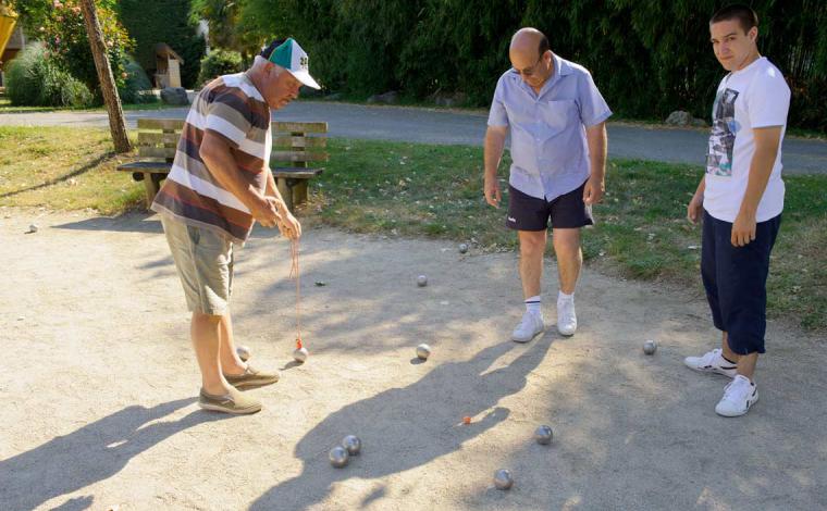 Jeu de boules veld